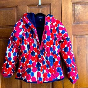 Lands End girls puffer jacket